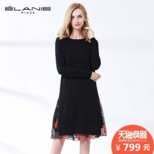 唐汇直筒修身两件套连衣裙 2017春装新风尚